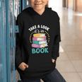 Take a Look It's In a Book Teacher Reading Apparel Graphic Youth Hoodie Take a Look It's In a Book Teacher Reading Apparel Graphic Youth Hoodie