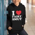 I Love Fairy Smut Book Lover Saying Graphic Youth Hoodie