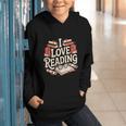 I Love Reading Books Literature Enthusiast Fun Graphic Youth Hoodie I Love Reading Books Literature Enthusiast Fun Graphic Youth Hoodie