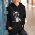 I Love Trashy Book Club Raccoon No Shelf Control Weirdcore Graphic Youth Hoodie