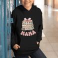 Mama Book First Chapter Birthday Family Matching Party Graphic Youth Hoodie