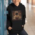 Melanin Afro Women Educated Reading Book History Graphic Youth Hoodie Melanin Afro Women Educated Reading Book History Graphic Youth Hoodie