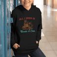 All I Need Is Books & Cats Cozy Graphic Youth Hoodie All I Need Is Books & Cats Cozy Graphic Youth Hoodie