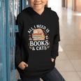 All I Need Is Books And Cats Reading Graphic Youth Hoodie
