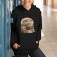 Nerdy Bearded Dragon Glasses Book Reading Graphic Youth Hoodie Nerdy Bearded Dragon Glasses Book Reading Graphic Youth Hoodie