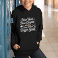 New Year New Chapter Same Dream Bigger Goals 2026 Book Lover Graphic Youth Hoodie New Year New Chapter Same Dream Bigger Goals 2026 Book Lover Graphic Youth Hoodie