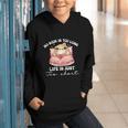 No Book Is Too Long Life Is Just Too Short Book Reading Book Graphic Youth Hoodie