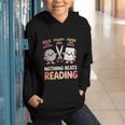 Nothing Goes Beyond Reading Rock Paper Scissors Book Graphic Youth Hoodie