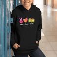 Peace Love Books Reader Librarian Library Book Graphic Youth Hoodie