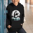 Penguin Reading A Book Vintage Graphic Bookworm Lover Graphic Youth Hoodie Penguin Reading A Book Vintage Graphic Bookworm Lover Graphic Youth Hoodie