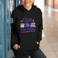 Plan For Today Coffee Yarn Books Sewing Knitter Knitting Graphic Youth Hoodie