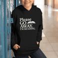 Please Go Away Im Reading Book Lover Quote Graphic Youth Hoodie Please Go Away Im Reading Book Lover Quote Graphic Youth Hoodie