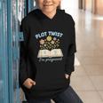Plot Twist I'm Pregnant Literary Pregnancy Announcement Book Graphic Youth Hoodie Plot Twist I'm Pregnant Literary Pregnancy Announcement Book Graphic Youth Hoodie