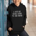 I Put My Book Down To Be Here Graphic Youth Hoodie