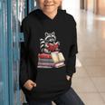 Raccoon Reading Books Matching Bookworm Readers Librarian Graphic Youth Hoodie Raccoon Reading Books Matching Bookworm Readers Librarian Graphic Youth Hoodie