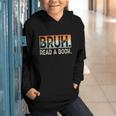 Read A Book Bruh Cool Ela English Teacher Reading Literature Graphic Youth Hoodie