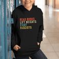 Read Books Lift Weights Fight Fascists Reading Graphic Youth Hoodie