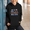 I Still Read Children's Books School Teacher Nerd Librarian For Men Women Girls Kids Graphic Youth Hoodie