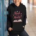Read Your Heart Out Book Escape Into Stories Graphic Youth Hoodie