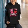 Read Your Heart Out Cute Reading Book Lover Graphic Youth Hoodie Read Your Heart Out Cute Reading Book Lover Graphic Youth Hoodie