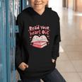 Read Your Heart Out Teacher Valentines Day Book Lover Graphic Youth Hoodie
