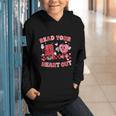 Read Your Heart Out Valentine Teacher Book Lover Graphic Youth Hoodie