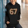 Reading 67 Six Seven Meme Teacher Book Lover Bookshelf Graphic Youth Hoodie