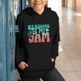 Reading Is My Jam Book Lover Bookworm Teacher Library Reader Graphic Youth Hoodie Reading Is My Jam Book Lover Bookworm Teacher Library Reader Graphic Youth Hoodie