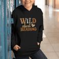 Reading Lover Wild About Reading Reading Books And Bookworm Graphic Youth Hoodie