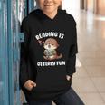 Reading Is Otterly Fun Otter Bookworm Book Lover Librarian Graphic Youth Hoodie Reading Is Otterly Fun Otter Bookworm Book Lover Librarian Graphic Youth Hoodie