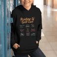 Reading Is Self Care Mental Health Read More Book Graphic Youth Hoodie