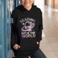 Reading Is Out Of This World Space Book Lover Graphic Youth Hoodie