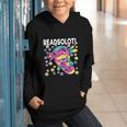 Readsolotl Cute Axolotl Book Lover Reading Women Girls Graphic Youth Hoodie