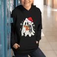Retro Ghost Reading Book With Cat Bookish Club Christmas Men Women Kids Graphic Youth Hoodie