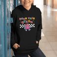 Retro Library Book Fair Queen School Reading Girls Women's Graphic Youth Hoodie Retro Library Book Fair Queen School Reading Girls Women's Graphic Youth Hoodie