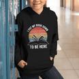 Retro I Put My Book Down To Be Here For Book Lover Graphic Youth Hoodie