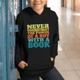 Retro Never Underestimate The Power Of a Boy With a Book Graphic Youth Hoodie Retro Never Underestimate The Power Of a Boy With a Book Graphic Youth Hoodie