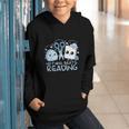 Rock Paper Scissors Nothing Beats Reading Book Lover Graphic Youth Hoodie