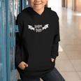 Romantasy Dark Romance Book Bat Boy Wings Shadow Daddy Lover Graphic Youth Hoodie