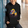 Rubber Duck Rubber Duckie Reading Book Rubber Duckling Graphic Youth Hoodie Rubber Duck Rubber Duckie Reading Book Rubber Duckling Graphic Youth Hoodie