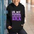 In My School Librarian Era Groovy Back To School Book Lover Graphic Youth Hoodie In My School Librarian Era Groovy Back To School Book Lover Graphic Youth Hoodie