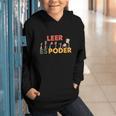 Spanish Reading Book Lover Teacher Maestra Leer Es Poder For Men Women Graphic Youth Hoodie