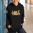 Spooky Halloween Book Lover Halloween Reading Goose Graphic Youth Hoodie
