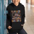 Spooky Halloween Bookshelf Bookcase Read More Books Graphic Youth Hoodie Spooky Halloween Bookshelf Bookcase Read More Books Graphic Youth Hoodie