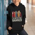 Support Banned Books Freedom I'm With The Banned Graphic Youth Hoodie Support Banned Books Freedom I'm With The Banned Graphic Youth Hoodie