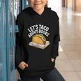 Taco Books Mexican Reading Teacher Book Lovers Bookish Graphic Youth Hoodie