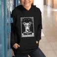 Tarot Card Vintage Whippet Dog Book Lover The Reader Graphic Youth Hoodie