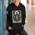 Tarot Cards Guide Book Esoteric Mysticism Clothing Tarot Card Justice Graphic Youth Hoodie