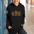 Teacher Fall Thanksgiving Turkey Reading Books Lovers Graphic Youth Hoodie