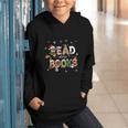 Teacher Read More Books Christmas Reading Bookworm Librarian Graphic Youth Hoodie Teacher Read More Books Christmas Reading Bookworm Librarian Graphic Youth Hoodie